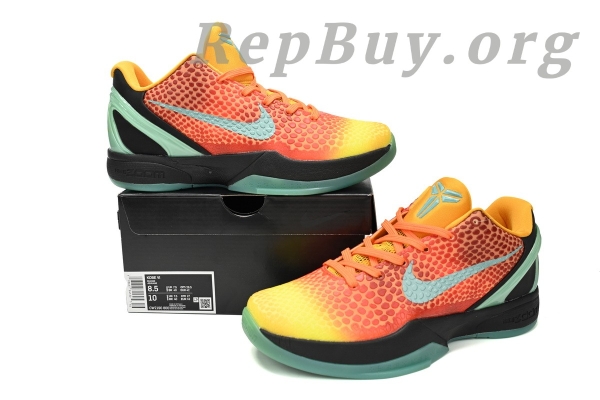 Nike Kobe 6 ASG Orange County Sunset CW2190-800 - 图片 13