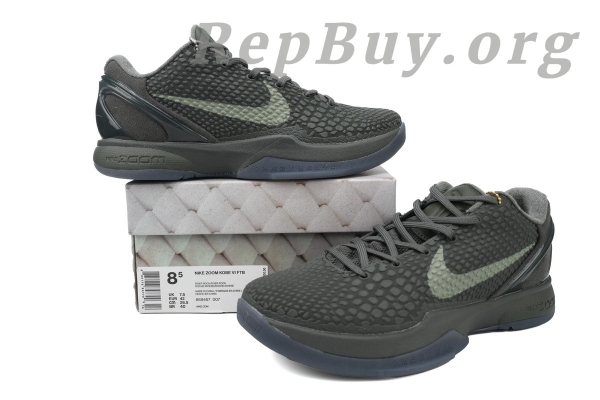 Nike Kobe 6 Black Mamba Collection Fade to Black 869457-007 - 图片 10