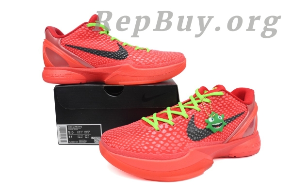 Nike Kobe 6 Proto Reverse Grinch FV4921-600 - 图片 12