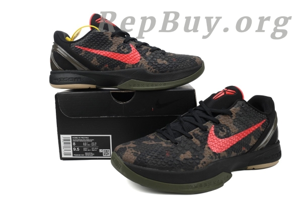 Nike Kobe 6 Protro Italian Camo FQ3546-001 - 图片 10