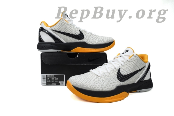 Nike Kobe 6 Protro Playoff Pack White Del Sol CW2190-100 - 图片 3