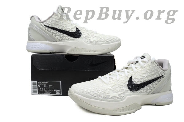 Nike Kobe 6 Protro Sail/Black-Light Bone FQ3546-100 - 图片 12