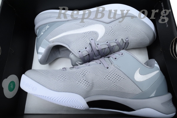 Nike Kobe 8 Protro Wolf Grey HF9550-002, high quality replica Kobe 8, best copy Nike Kobe 8, perfect knockoff Kobe shoes, premium reproduction Kobe Protro, 1:1 replicated Kobe 8 Wolf Grey, top tier fake Nike basketball shoes, exact copy HF9550-002