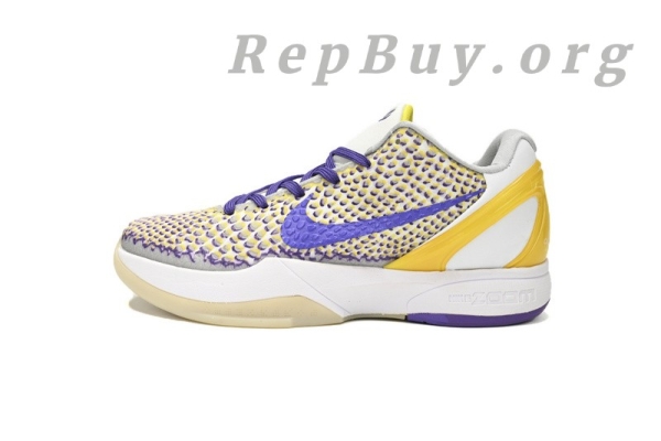 Nike Kobe VI White Purple Yellow CW2190-105