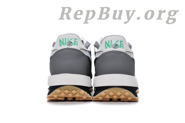 Top Version Nike LD Waffle sacai CLOT Kiss of Death 2 Cool Grey DH3114-001 - Image 5
