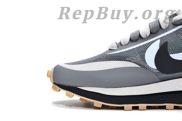 Top Version Nike LD Waffle sacai CLOT Kiss of Death 2 Cool Grey DH3114-001 - Image 10