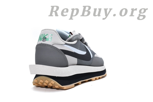 Top Version Nike LD Waffle sacai CLOT Kiss of Death 2 Cool Grey DH3114-001 - Image 12