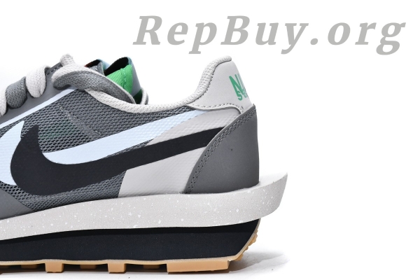 Top Version Nike LD Waffle sacai CLOT Kiss of Death 2 Cool Grey DH3114-001 - Image 11