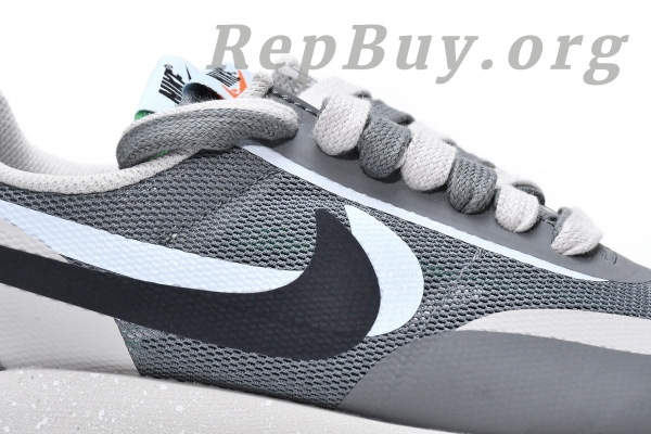Top Version Nike LD Waffle sacai CLOT Kiss of Death 2 Cool Grey DH3114-001 - Image 13