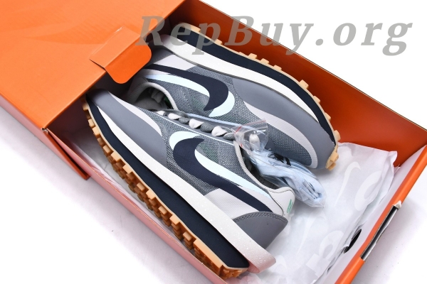 Top Version Nike LD Waffle sacai CLOT Kiss of Death 2 Cool Grey DH3114-001 - Image 18