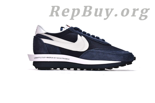Top Version Nike LD Waffle SFsacai Fragment Blue Void DH2684-400 - 图片 3