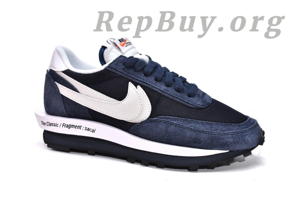 Top Version Nike LD Waffle SFsacai Fragment Blue Void DH2684-400 - 图片 4