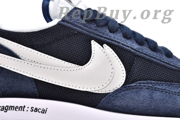 Top Version Nike LD Waffle SFsacai Fragment Blue Void DH2684-400 - 图片 12