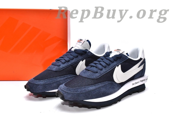 Top Version Nike LD Waffle SFsacai Fragment Blue Void DH2684-400 - 图片 19