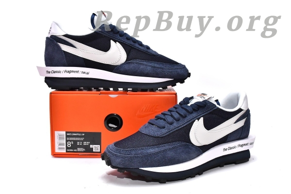 Top Version Nike LD Waffle SFsacai Fragment Blue Void DH2684-400 - 图片 20