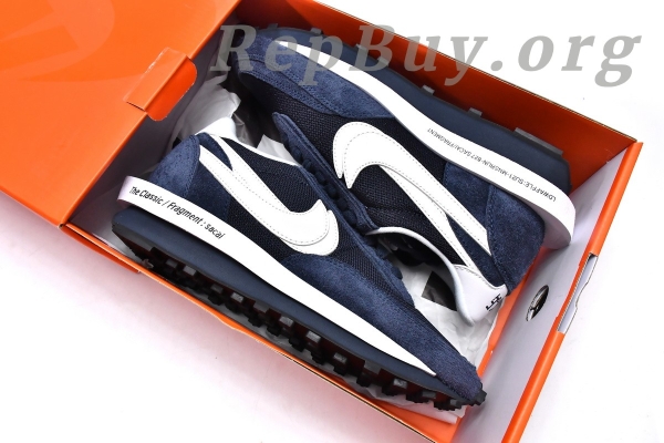 Top Version Nike LD Waffle SFsacai Fragment Blue Void DH2684-400 - 图片 18