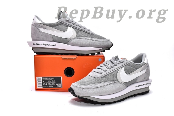 Top Version Nike LD Waffle SF sacai Fragment Grey DH2684-001 - 图片 20