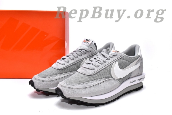 Top Version Nike LD Waffle SF sacai Fragment Grey DH2684-001 - 图片 19