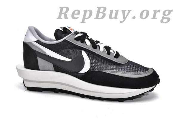 Top Version Nike LD Waffle sacai Black BV0073-001 - 图片 4