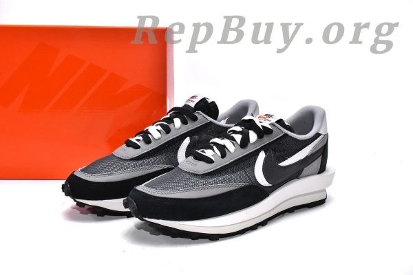Top Version Nike LD Waffle sacai Black BV0073-001 - 图片 19