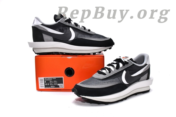 Top Version Nike LD Waffle sacai Black BV0073-001 - 图片 20