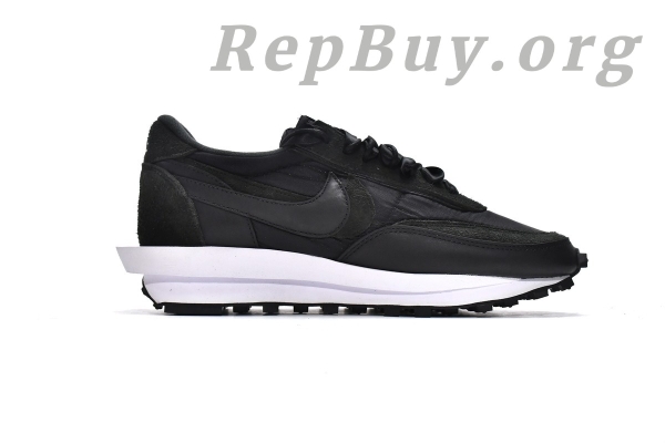 Top Version Nike LD Waffle sacai Black Nylon BV0073-002 - 图片 3
