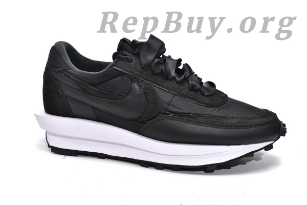 Top Version Nike LD Waffle sacai Black Nylon BV0073-002 - 图片 4