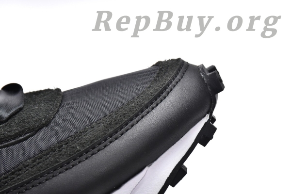 Top Version Nike LD Waffle sacai Black Nylon BV0073-002 - 图片 13