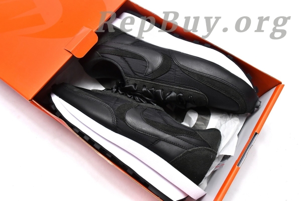 Top Version Nike LD Waffle sacai Black Nylon BV0073-002 - 图片 18