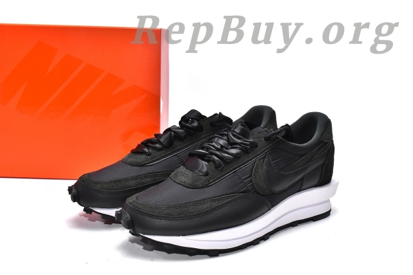 Top Version Nike LD Waffle sacai Black Nylon BV0073-002 - 图片 19