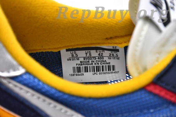 Top Version Nike LD Waffle sacai Blue Multi BV0073-400 - 图片 16