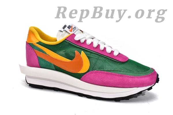 Top Version Nike LD Waffle sacai Pine Green BV0073-301 - 图片 4