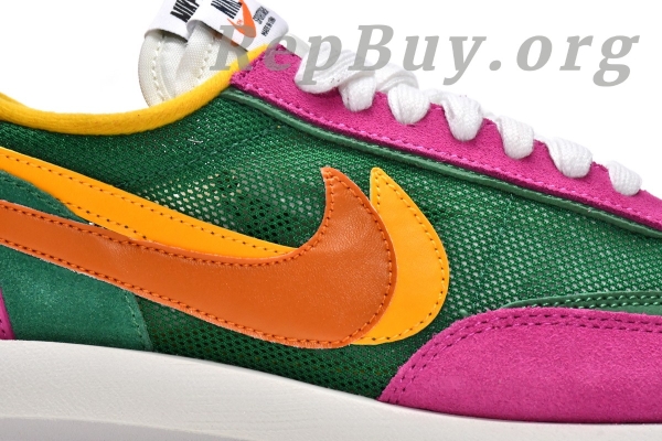 Top Version Nike LD Waffle sacai Pine Green BV0073-301 - 图片 12