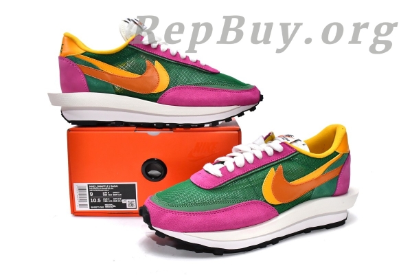 Top Version Nike LD Waffle sacai Pine Green BV0073-301 - 图片 20