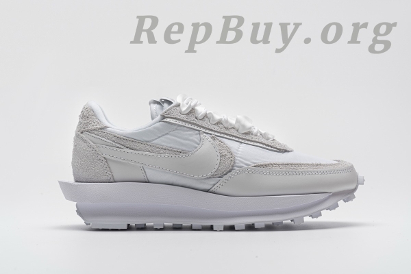 Top Version Nike LD Waffle sacai White Nylon BV0073-101 - 图片 3