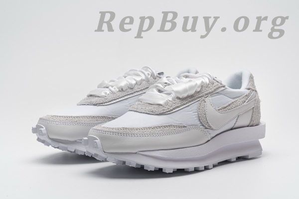 Top Version Nike LD Waffle sacai White Nylon BV0073-101 - 图片 4