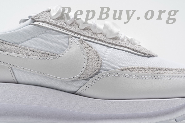 Top Version Nike LD Waffle sacai White Nylon BV0073-101 - 图片 17