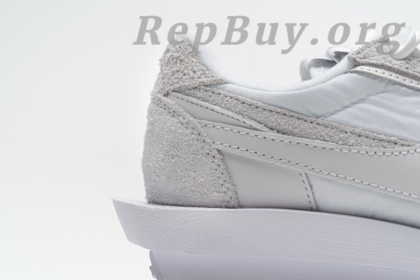 Top Version Nike LD Waffle sacai White Nylon BV0073-101 - 图片 16