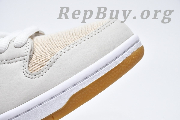 Top Version Nike SB Dunk High Pro ISO Orange Label Unbleached Natural DA9626-100 - Image 10