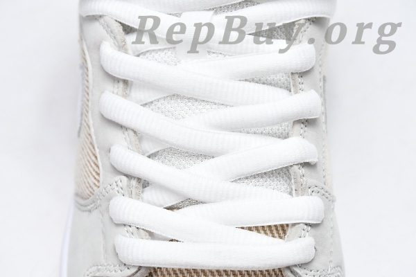 Top Version Nike SB Dunk High Pro ISO Orange Label Unbleached Natural DA9626-100 - Image 12