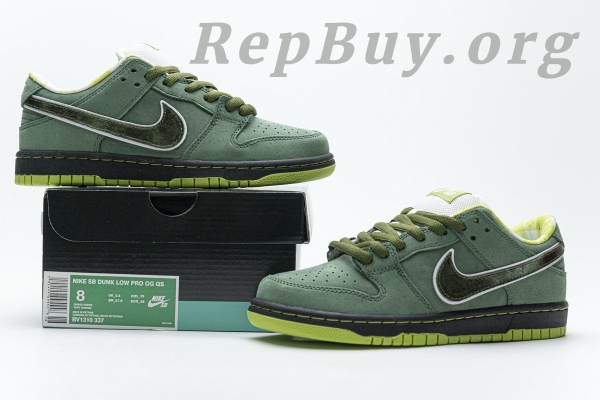 Top Version Nike SB Dunk Low Concepts Green Lobster (Special Box) BV1310-337 - 图片 19