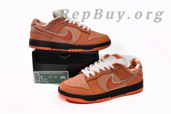 Top Version Nike SB Dunk Low Concepts Orange Lobster FD8776-800 - 图片 14