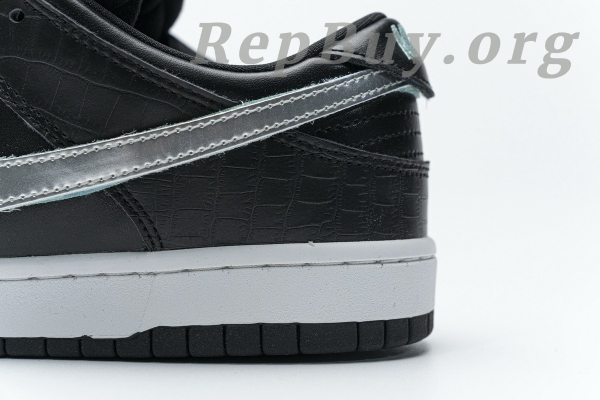 Top Version Nike SB Dunk Low Diamond Supply Co Black Diamond BV1310-001 - 图片 17