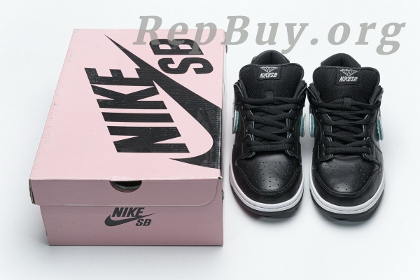Top Version Nike SB Dunk Low Diamond Supply Co Black Diamond BV1310-001 - 图片 18