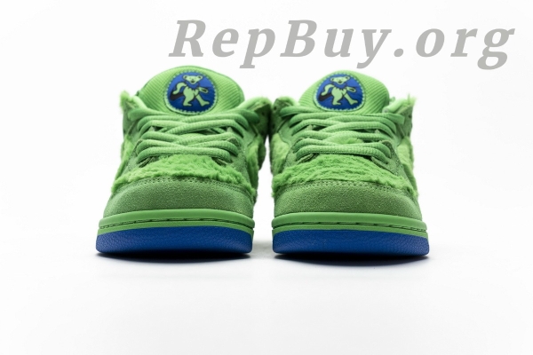 Top Version Nike SB Dunk Low Grateful Dead Bears Green CJ5378-300 - 图片 5