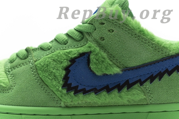 Top Version Nike SB Dunk Low Grateful Dead Bears Green CJ5378-300 - 图片 17