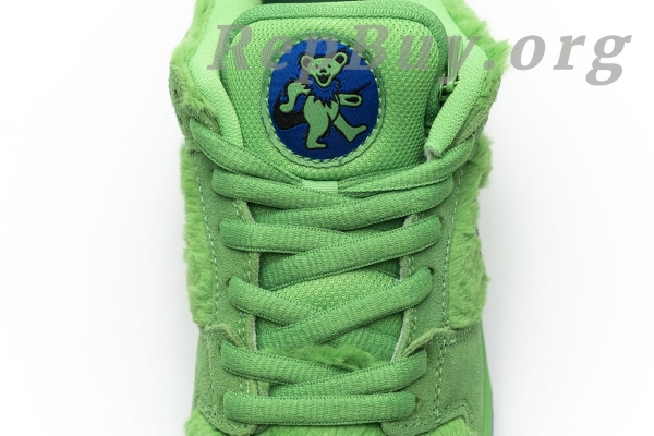 Top Version Nike SB Dunk Low Grateful Dead Bears Green CJ5378-300 - 图片 20