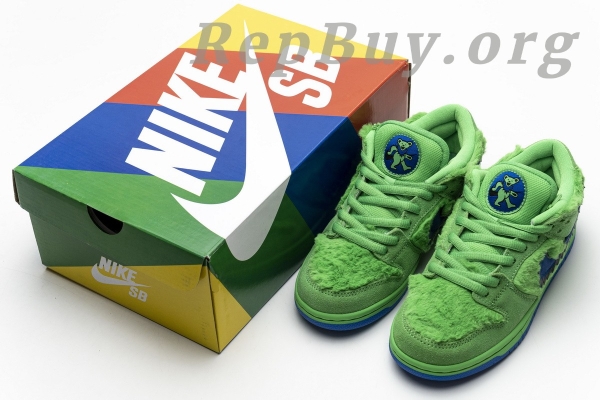 Top Version Nike SB Dunk Low Grateful Dead Bears Green CJ5378-300 - 图片 25