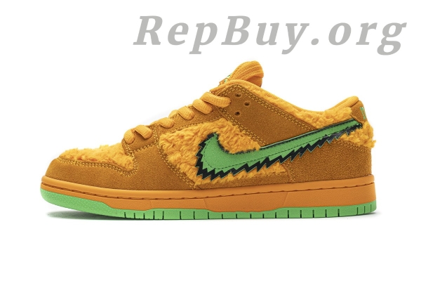 Top Version Nike SB Dunk Low Grateful Dead Bears Orange CJ5378-800 - 图片 2
