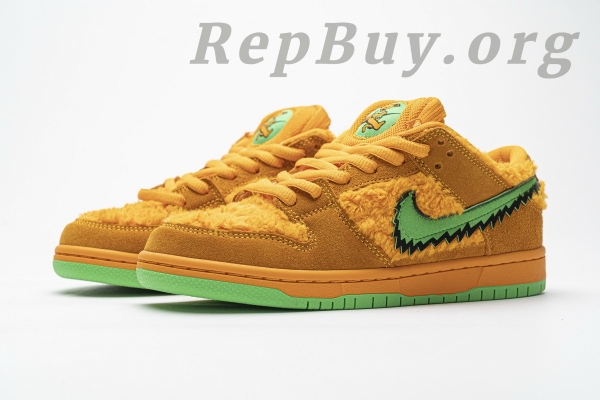 Top Version Nike SB Dunk Low Grateful Dead Bears Orange CJ5378-800 - 图片 6